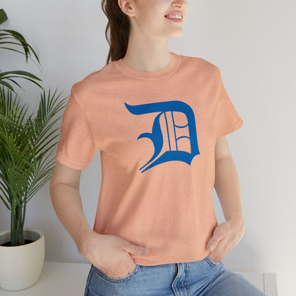 Detroit 'Old English D' T-Shirt (Azure) | Unisex Standard