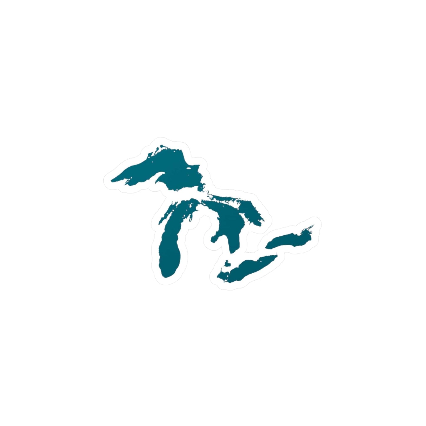 Great Lakes Kiss-Cut Windshield Decal | Auburn Hills Teal