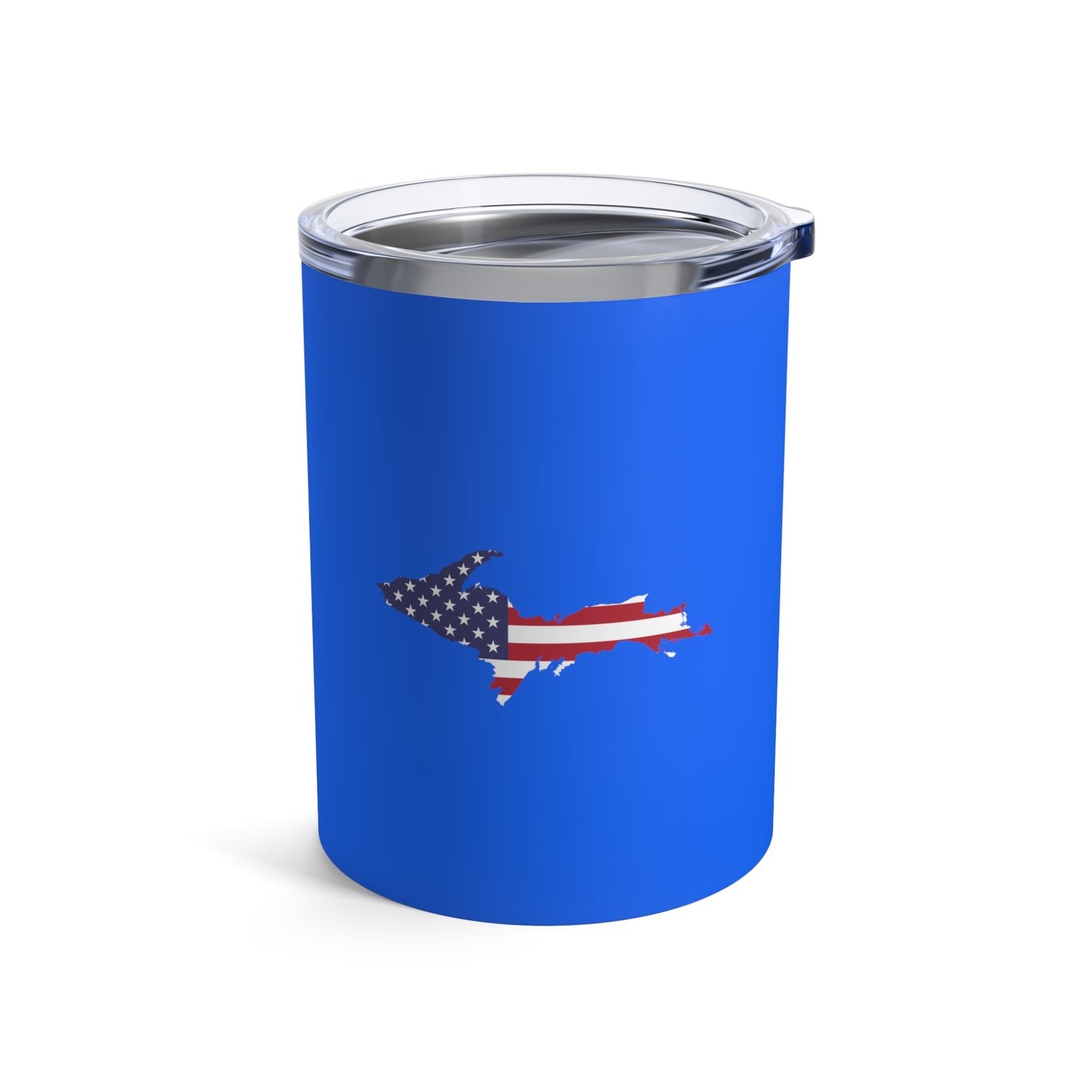 Michigan Upper Peninsula Tumbler (w/ UP USA Flag) | Motor Town Blue - 10oz