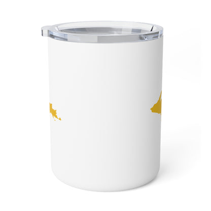 Michigan Upper Peninsula Insulated Mug (Gold Outline) | 10oz