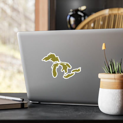 Great Lakes Kiss-Cut Windshield Decal | Scrub Gold