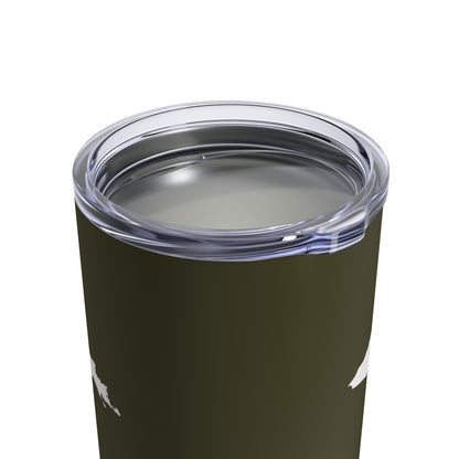 Michigan Upper Peninsula Tumbler (w/ UP Outline) | Military Green - 10oz