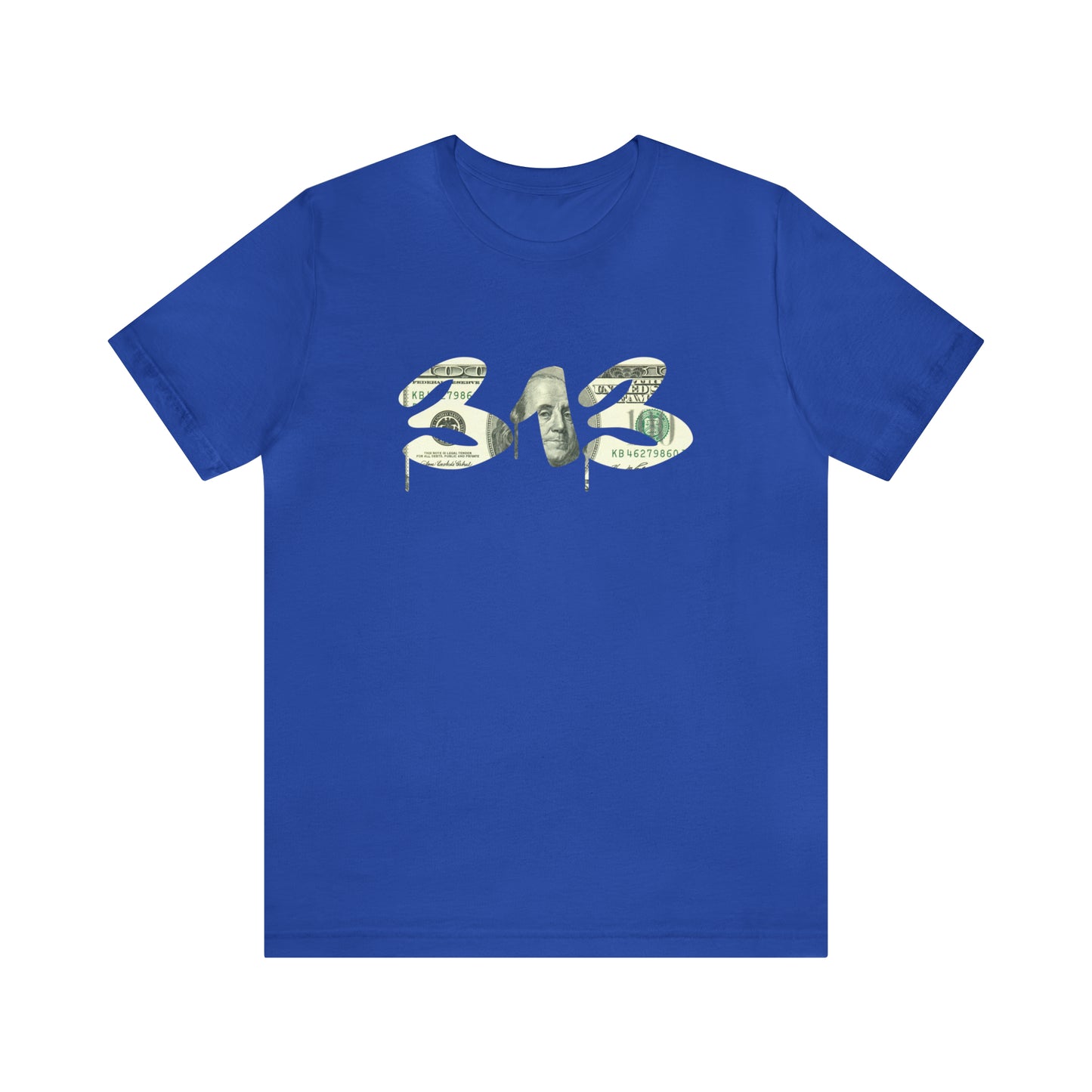 Detroit '313' T-Shirt (Benjamins Edition) | Unisex Standard