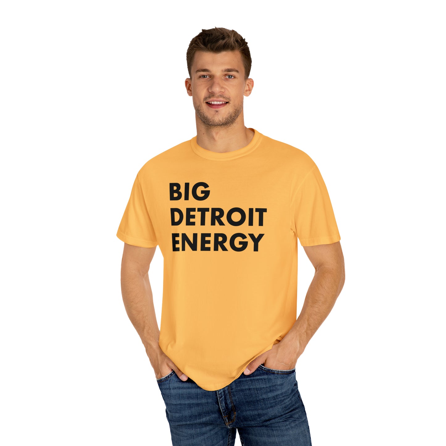 'Big Detroit Energy' T-Shirt | Unisex Garment-Dyed