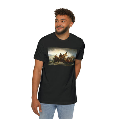 'Washington Crossing the Delaware' Painting T-Shirt (Leutze, 1851) | Made in USA