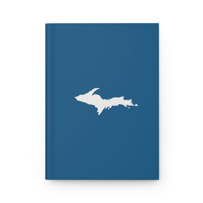 Michigan Upper Peninsula Hardcover Journal (Blueberry w/ UP Outline) | Ruled - 150pgs