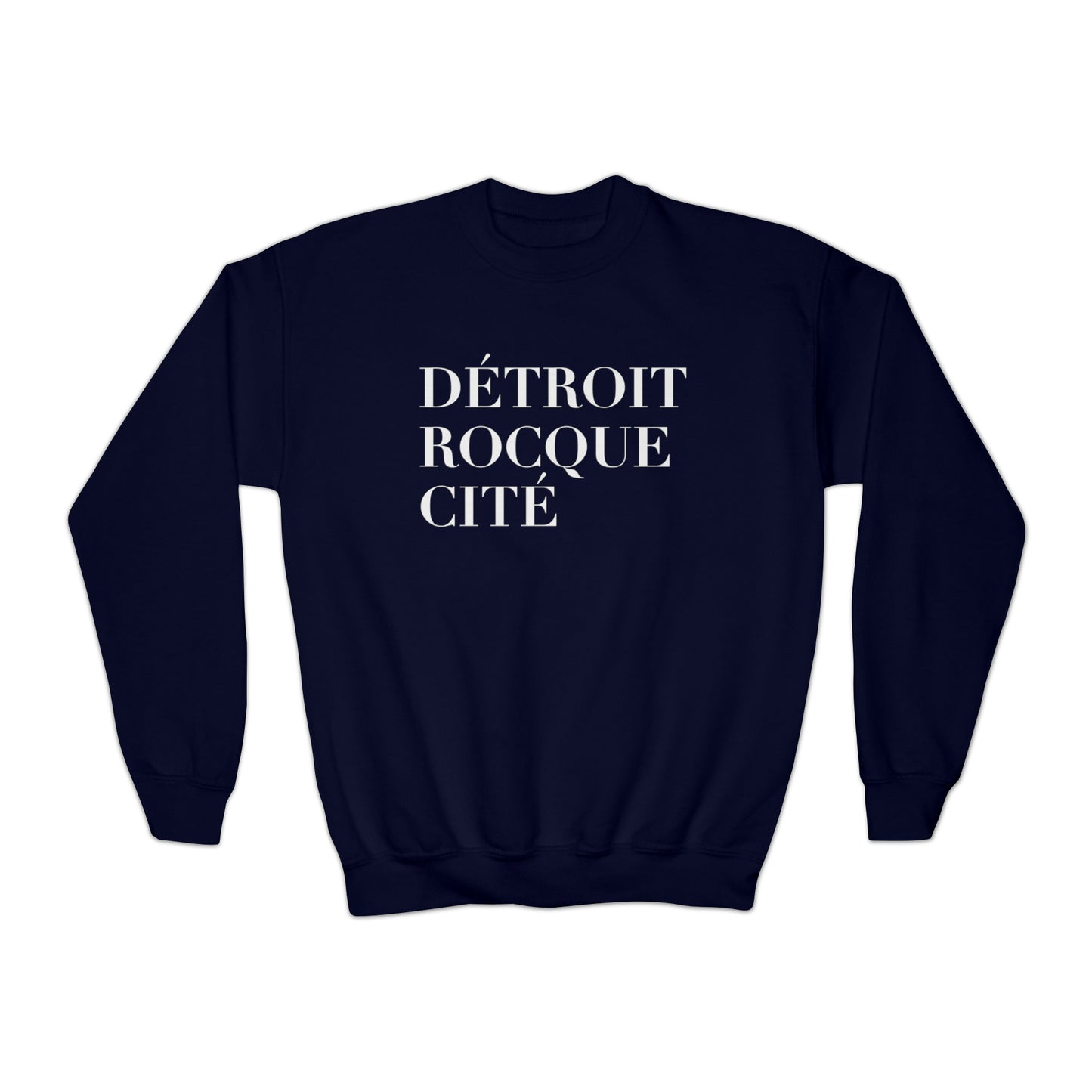 'Détroit Rocque Cité' Youth Sweatshirt