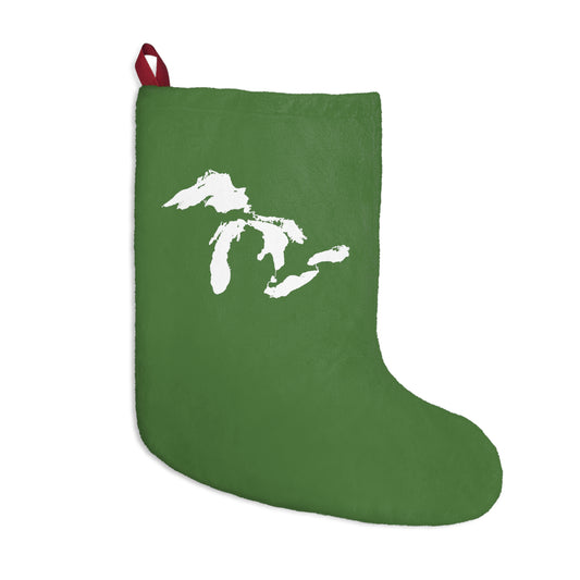 Great Lakes Christmas Stocking | Pine Green