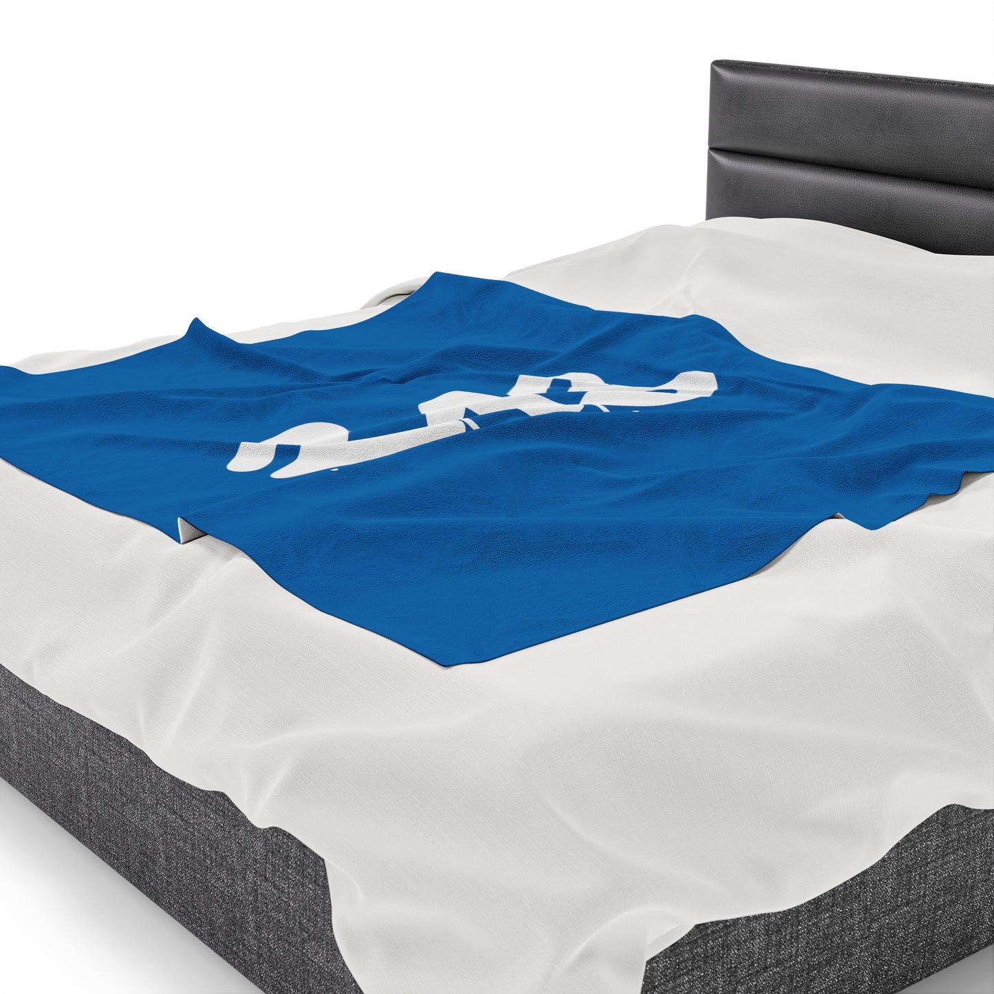 Detroit '313 Plush Blanket | Azure