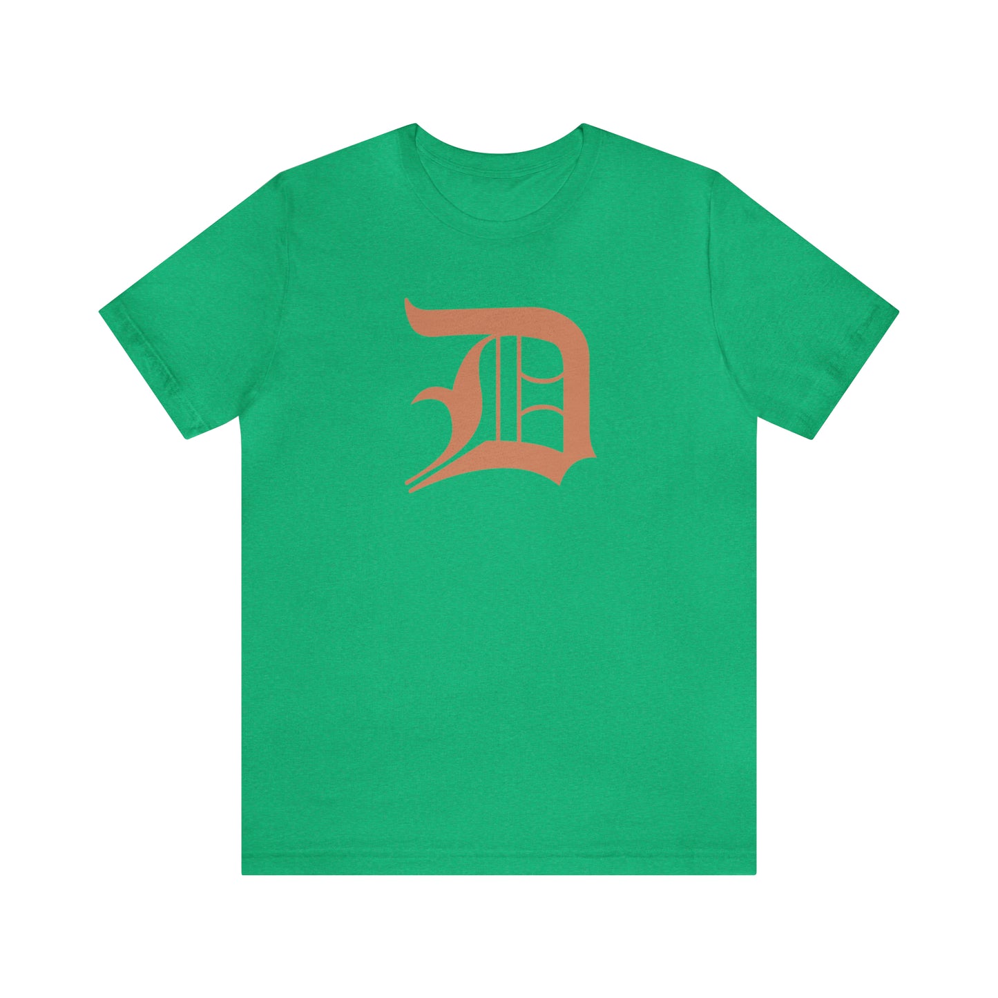 Detroit 'Old English D' T-Shirt (Copper Color) | Unisex Standard