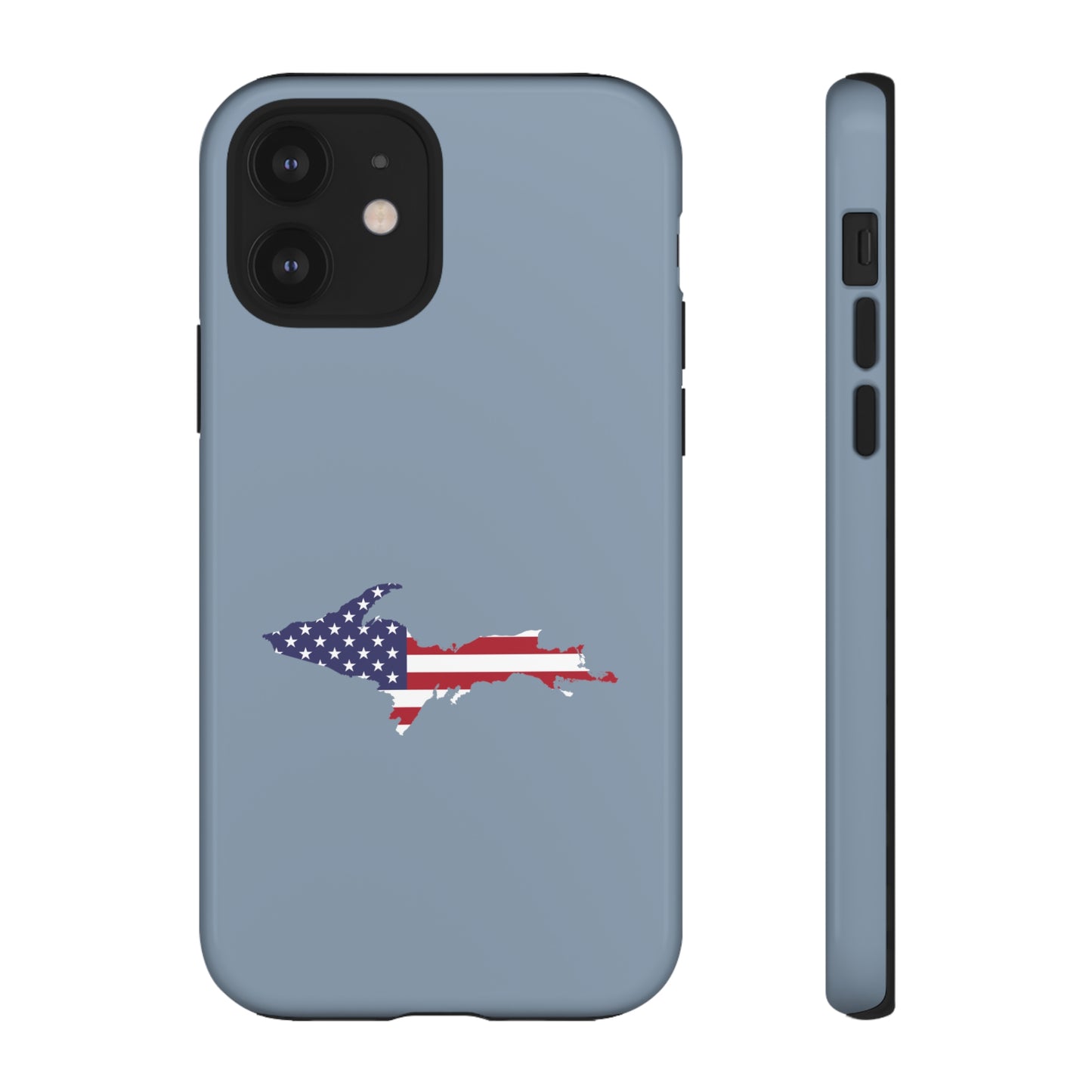 Michigan Upper Peninsula Tough Phone Case (B-24 Liberator Grey w/ UP USA Outline) | Apple iPhone