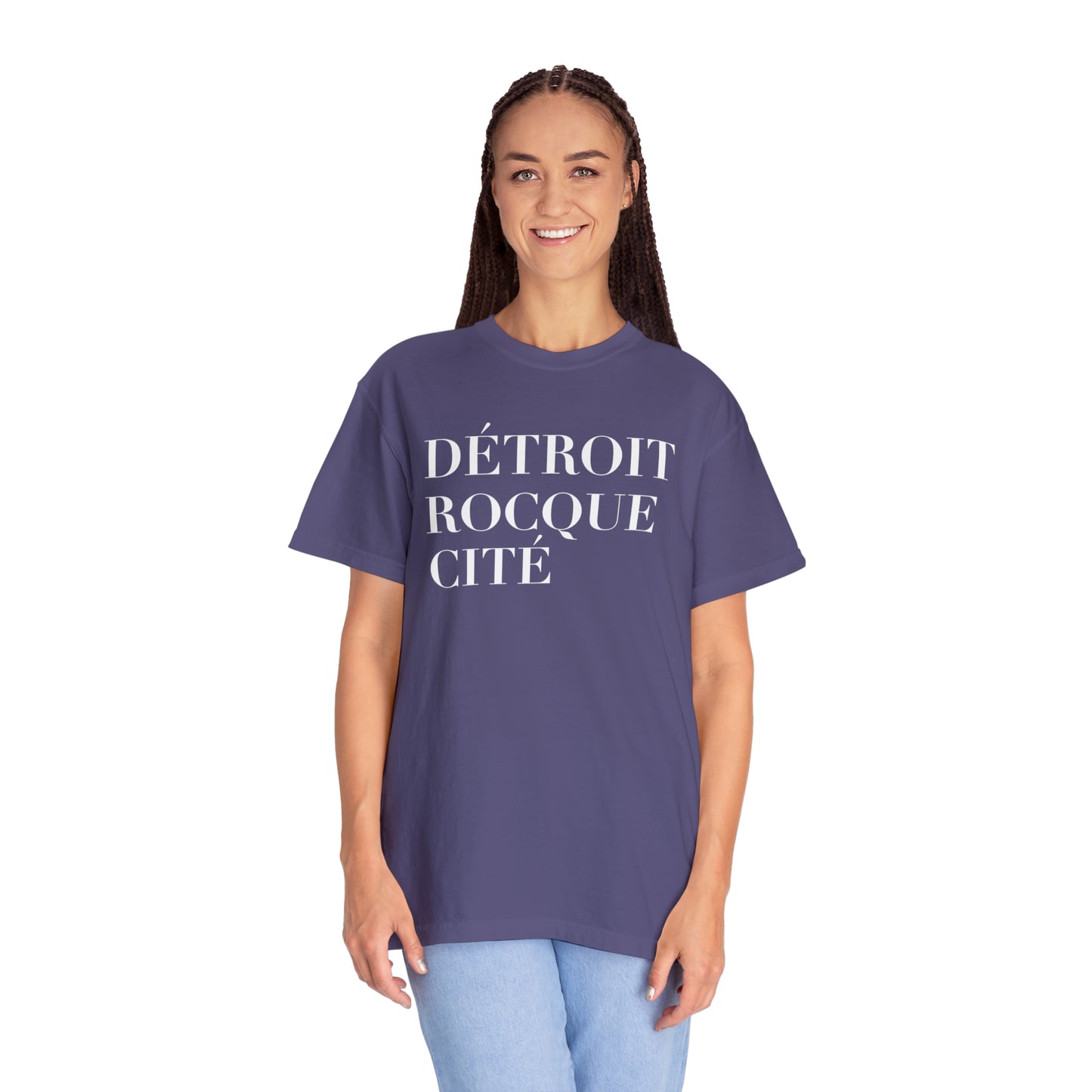 'Détroit Rocque Cité' T-Shirt | Unisex Garment-Dyed