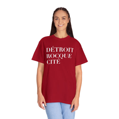 'Détroit Rocque Cité' T-Shirt | Unisex Garment-Dyed