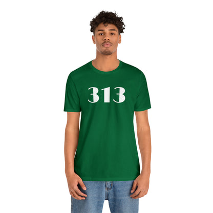 Detroit '313' T-Shirt (Art Deco Font) | Unisex Standard Fit