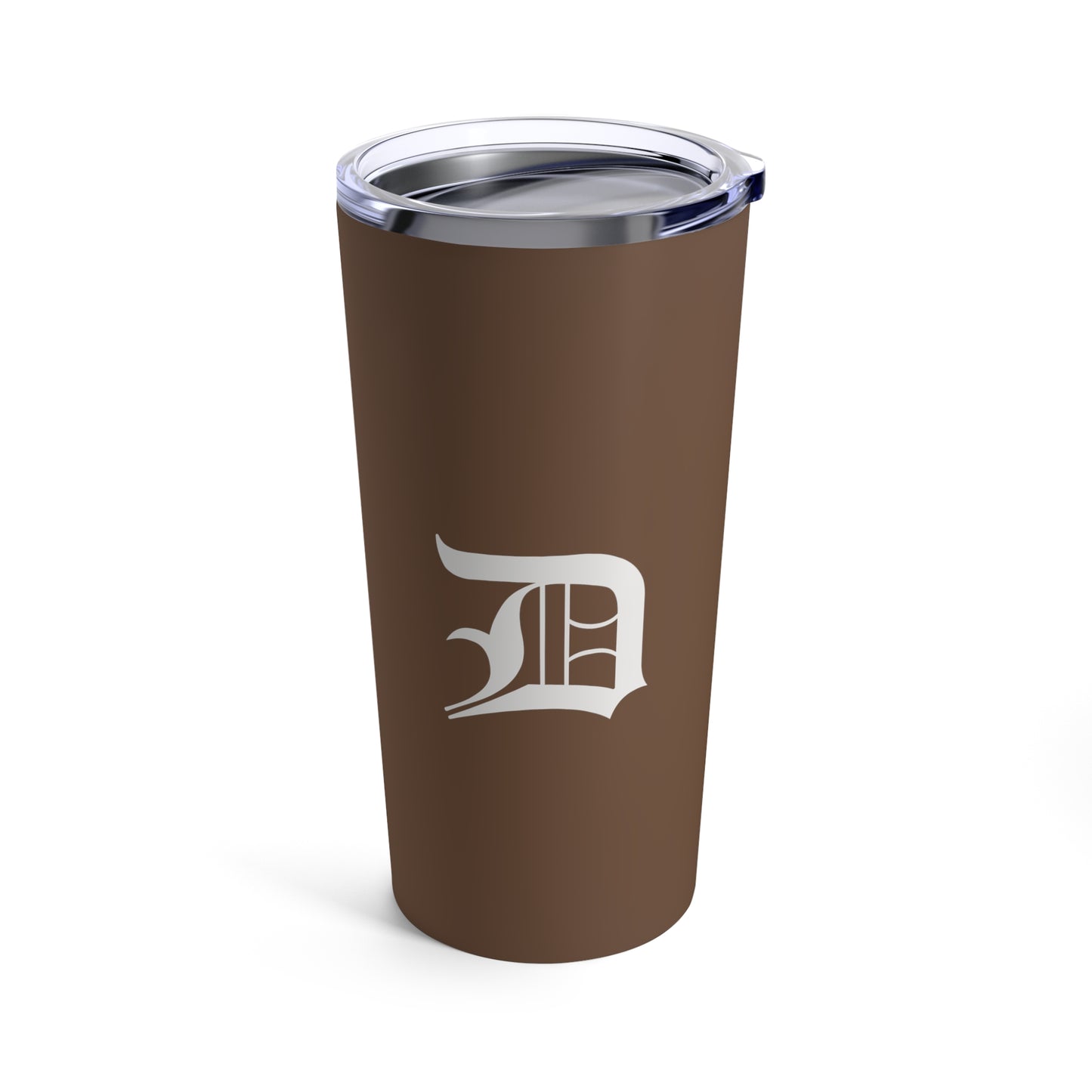 Detroit 'Old English D' Tumbler | Coffee Color - 20oz