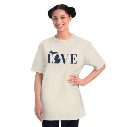 Michigan 'Love' T-Shirt (Didone Font) | Unisex Organic