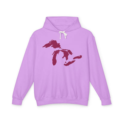 Great Lakes Lightweight Hoodie | Ruby Red