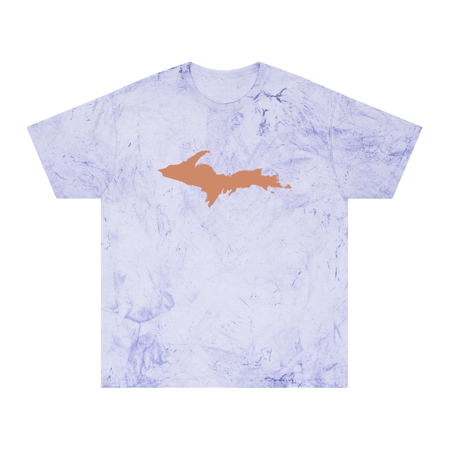 Michigan Upper Peninsula T-Shirt (w/ Copper UP Outline) | Unisex Color Blast