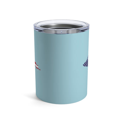 Michigan Upper Peninsula Tumbler (w/ UP USA Flag) | '58 Caddie Blue - 10oz