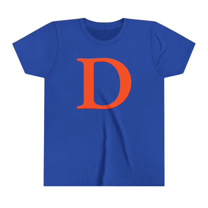 Detroit 'Old French D' T-Shirt (Maple Leaf Orange) | Youth Short Sleeve