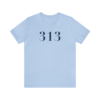 Detroit '313' T-Shirt (Didot Font) | Unisex Standard Fit