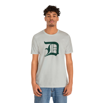 Detroit 'Old English D' T-Shirt (Laconic Green) | Unisex Standard