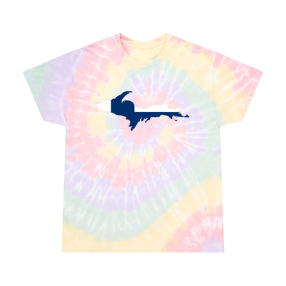 Michigan Upper Peninsula Tie-Dye T-Shirt (w/ UP Finland Flag) | Unisex Spiral