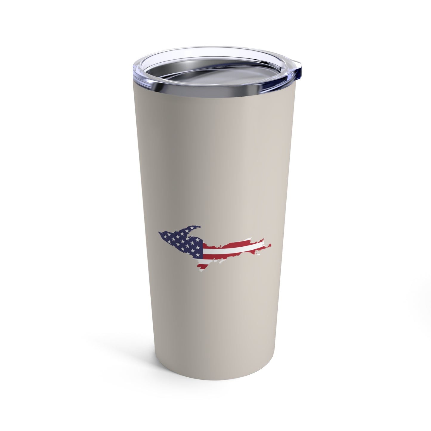 Michigan Upper Peninsula Tumbler (w/ UP USA Flag) | Canvas Color - 20oz