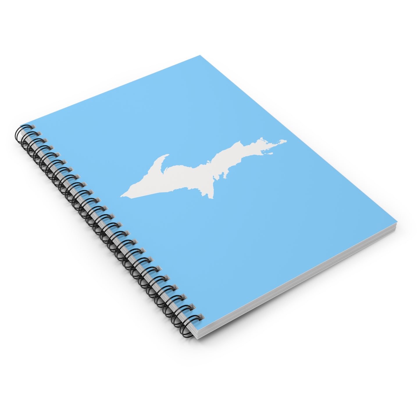 Michigan Upper Peninsula Spiral Notebook (w/ UP Outline) | DTW Blue