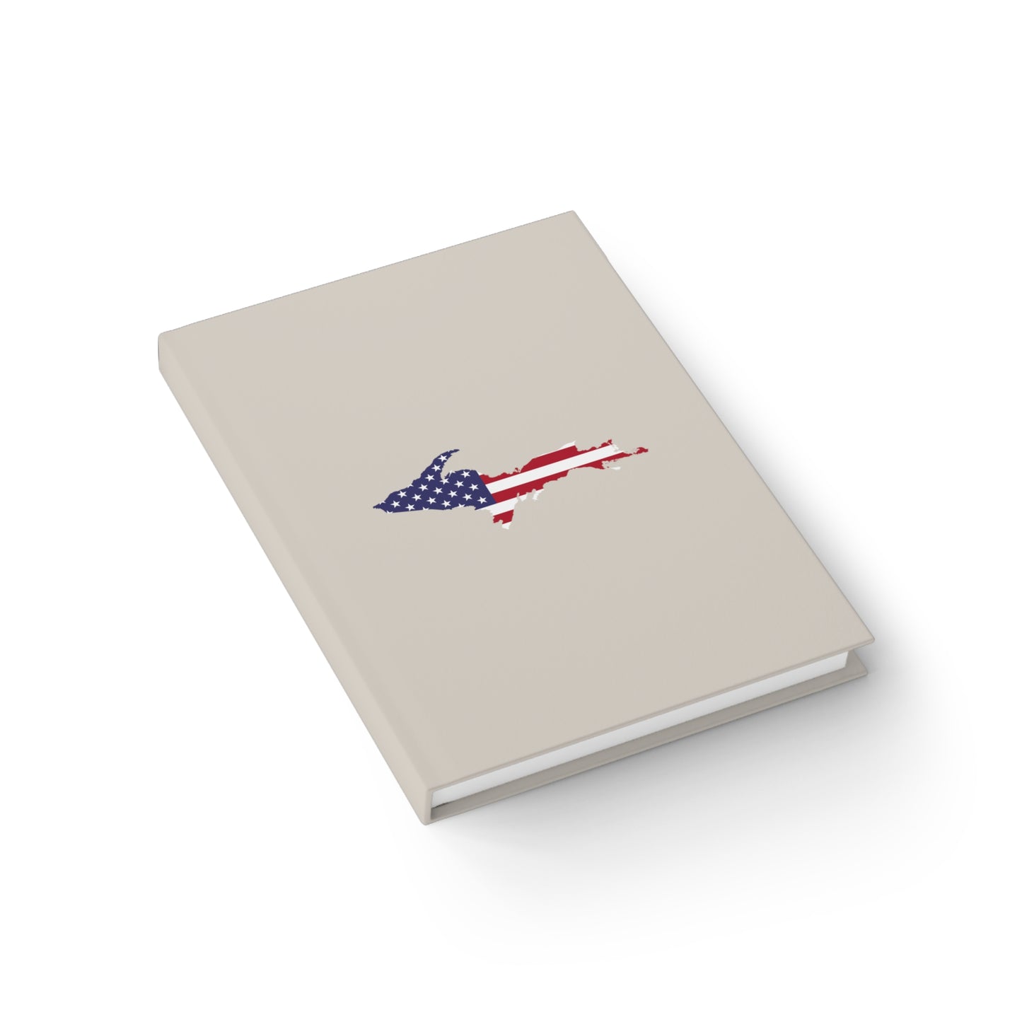 Michigan Upper Peninsula Blank Sketchbook (w/ UP USA Flag) | Canvas Color