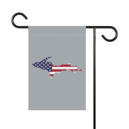 Michigan Upper Peninsula Home & Garden Flag (w/ UP USA Flag) | Silver