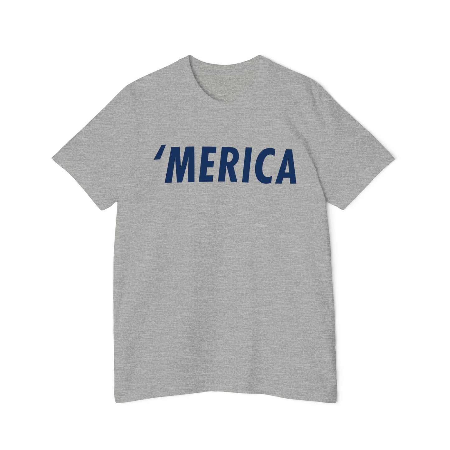 'Merica' T-Shirt (Oblique Sans Font) | Made in USA