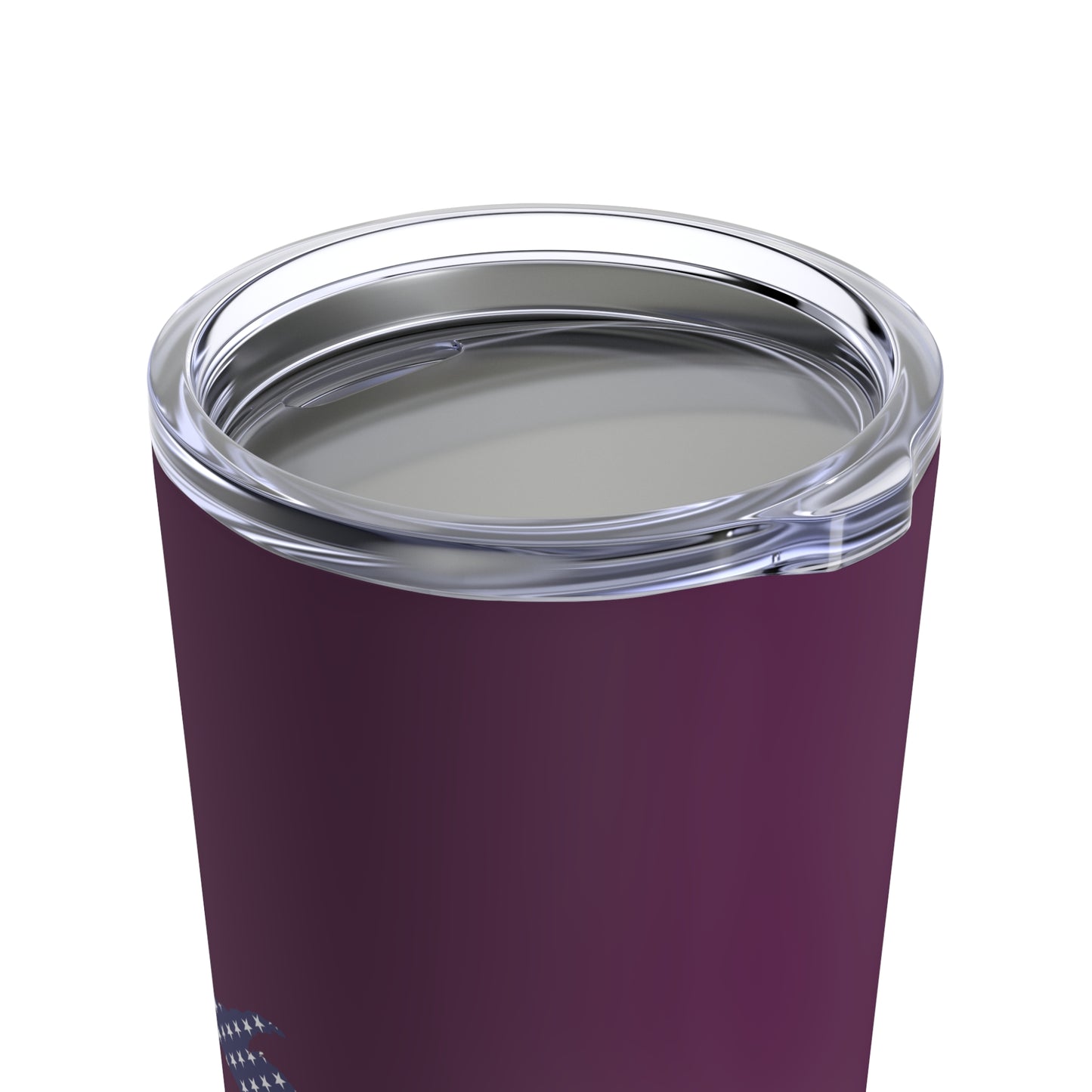 Michigan Upper Peninsula Tumbler (w/ UP USA Flag) | Tyrian Purple - 20oz