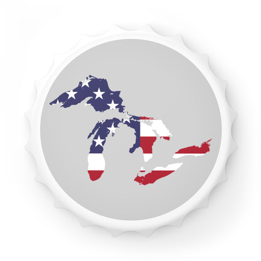 Great Lakes 'We The Great' Bottle Opener | Patriotic Edition - Platinum