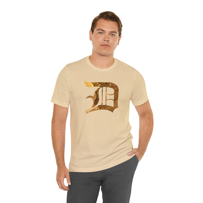 Detroit 'Old English D' T-Shirt (Gold Bullion Edition) | Unisex Standard