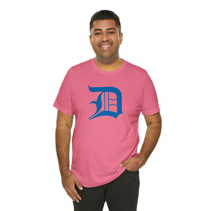 Detroit 'Old English D' T-Shirt (Azure) | Unisex Standard