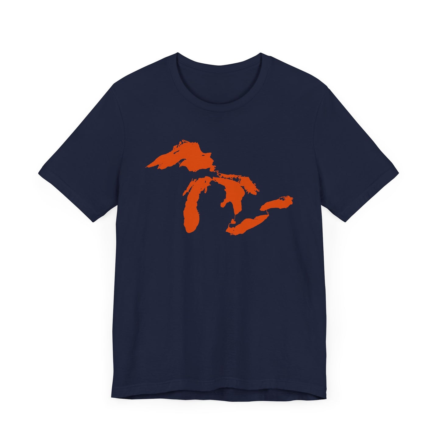 Great Lakes T-Shirt | Unisex Standard - Maple Leaf Orange