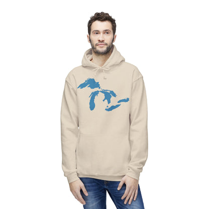 Great Lakes Ultrapremium Hoodie | Made in USA - Traverse Blue