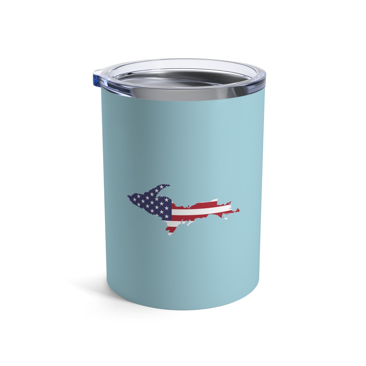 Michigan Upper Peninsula Tumbler (w/ UP USA Flag) | '58 Caddie Blue - 10oz