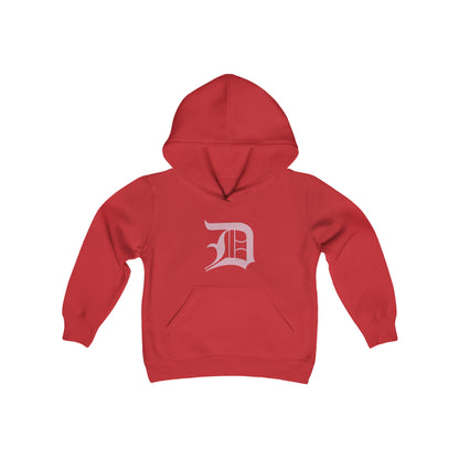 Detroit 'Old English D' Hoodie (Pink) | Unisex Youth