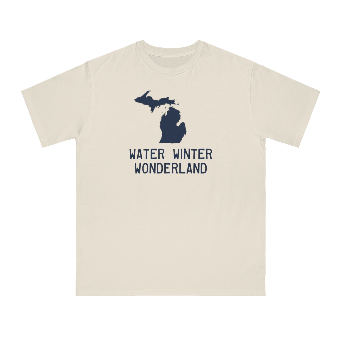 Michigan 'Water Winter Wonderland' T-Shirt | Unisex ORganic