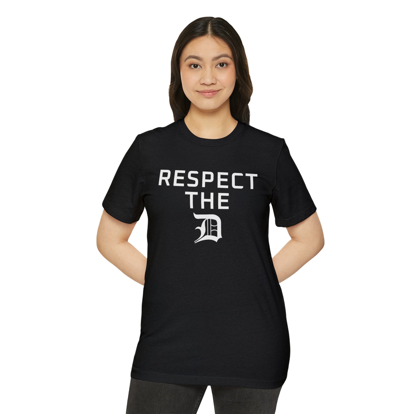 Detroit 'Respect The D' T-Shirt | Unisex Recycled Organic