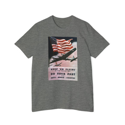 'Keep 'Em Flying' Poster T-Shirt (Smith, 1942) | Made in USA