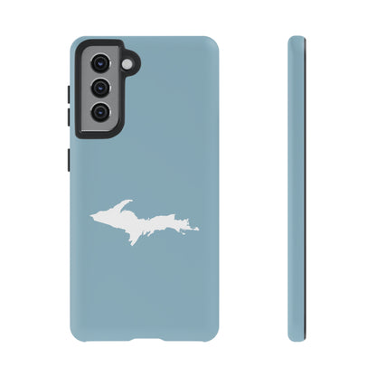 Michigan Upper Peninsula Tough Phone Case (Opal Color w/ UP Outline) | Samsung & Pixel Android