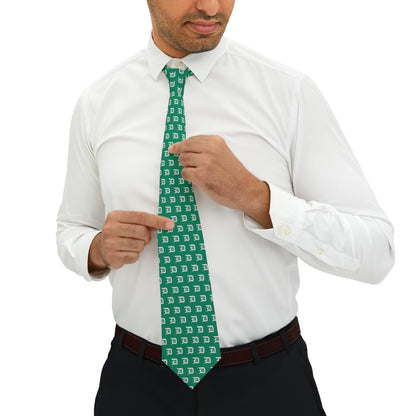 Detroit 'Old English D' Necktie | Emerald Green