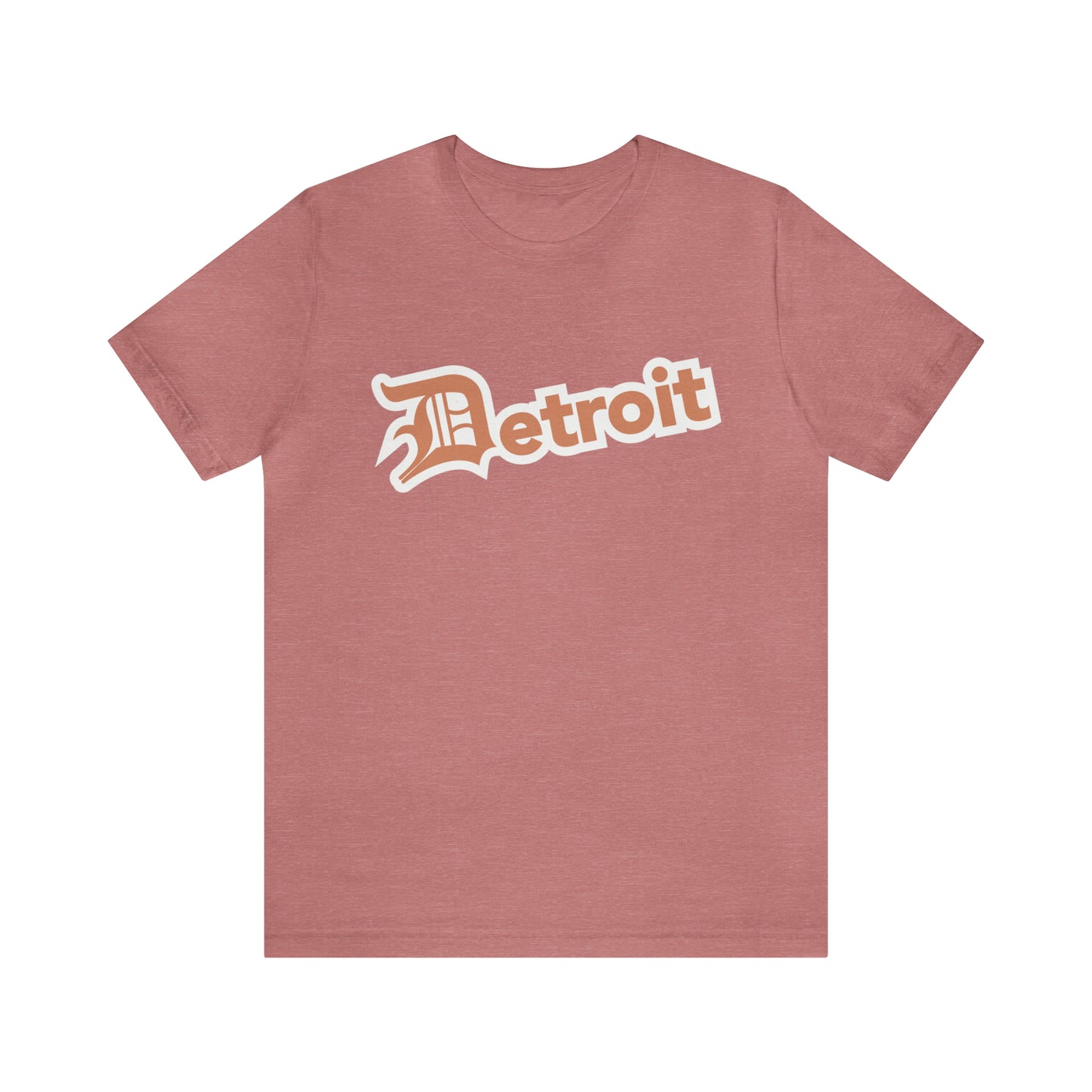 'Detroit' T-Shirt (Copper w/ Old English 'D') | Unisex Standard