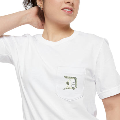 Detroit 'Old English D' Pocket T-Shirt (Benjamins Edition) | Unisex Standard