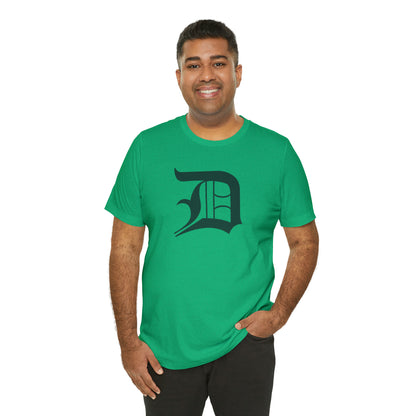 Detroit 'Old English D' T-Shirt (Laconic Green) | Unisex Standard