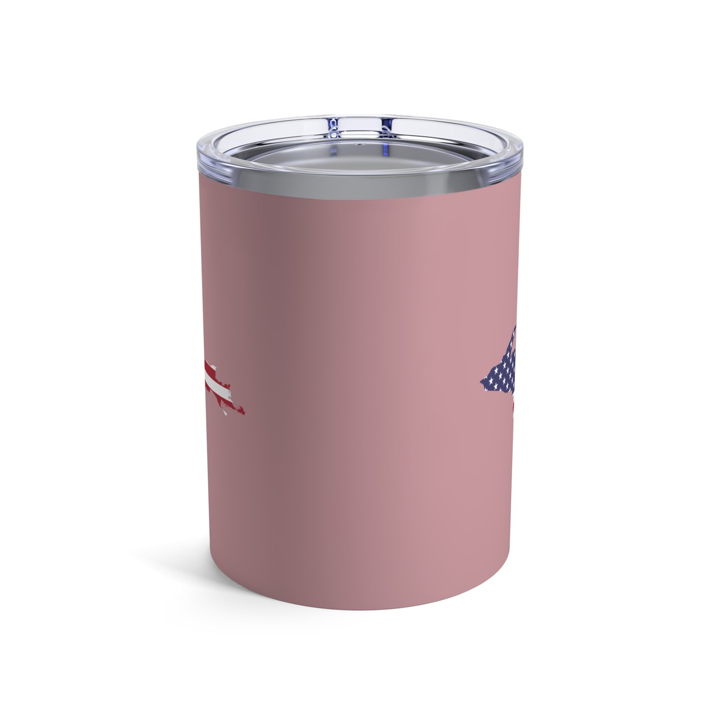 Michigan Upper Peninsula Tumbler (w/ UP USA Flag) | Cherry Blossom Pink - 10oz