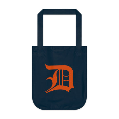 Detroit 'Old English D' Heavy Tote (Maple Leaf Orange)